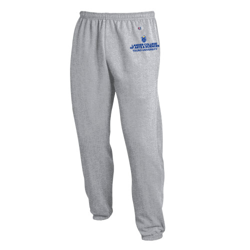  Champion Heather Grey Banded Bottom Sweatpants - Touro University Lander College of Arts and Sciences