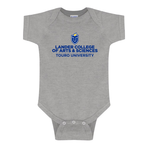  Grey Infant Onesie - Touro University Lander College of Arts and Sciences