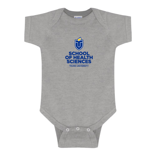  Grey Infant Onesie - Touro University School of Health Sciences