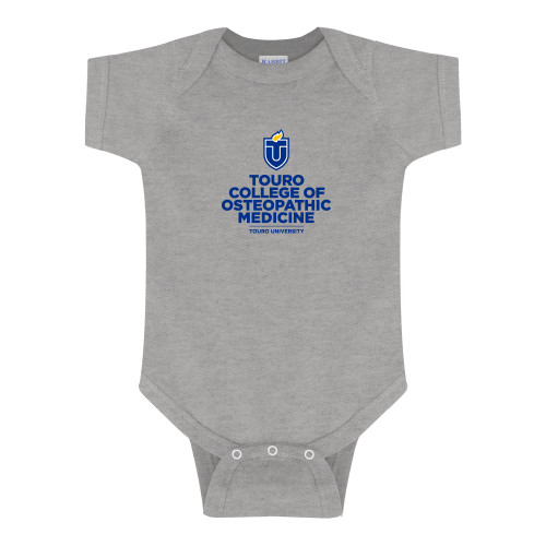  Grey Infant Onesie - Touro University Touro College of Osteopathic Medicine