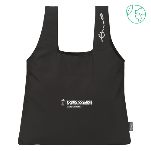  ChicoBag Black Original rePETe Tote - Touro College Osteopathic Medicine Montana Horizontal