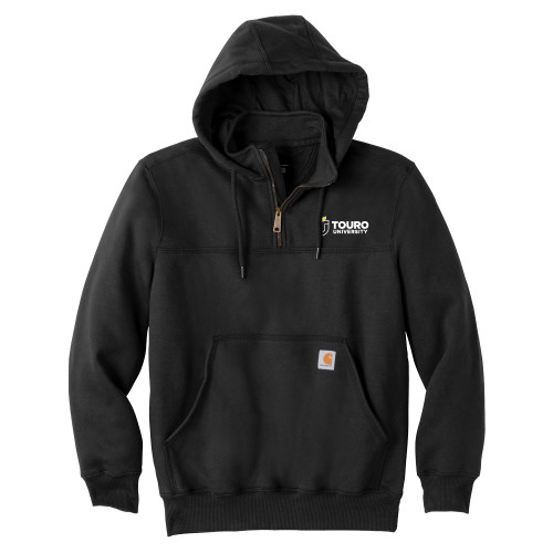  Carhartt Black Rain Defender Paxton Hooded Zip Sweatshirt - Touro University Horizontal