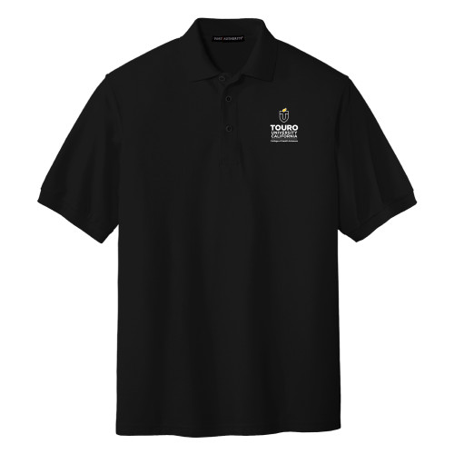  Black Silk Touch Polo - Touro California College of Health Sciences Vertical