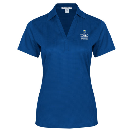  Womens Royal Performance Fine Jacquard Polo - Touro University Graduate School of Jewish Studies