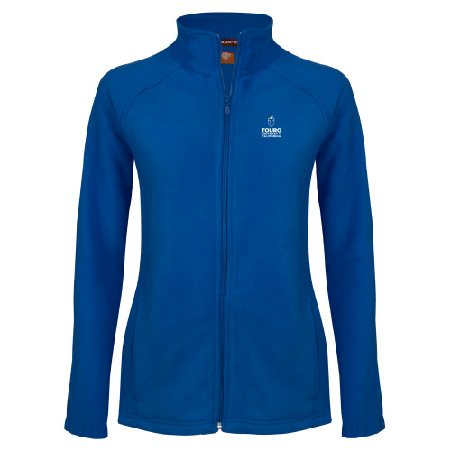  Womens Royal Fleece Full Zip Jacket - Touro University CA Stacked