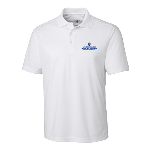  C&B White Clique Ice Pique Polo - Touro University Lander College of Arts and Sciences