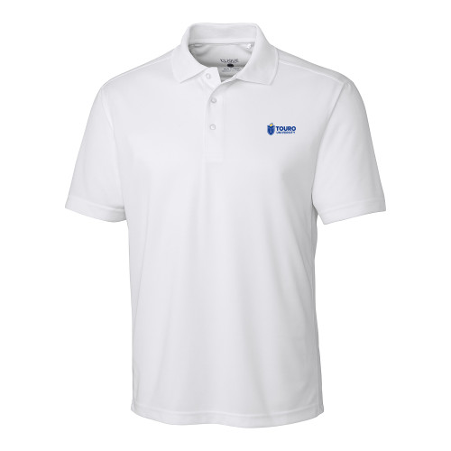 C&B White Clique Ice Pique Polo - Touro University Horizontal