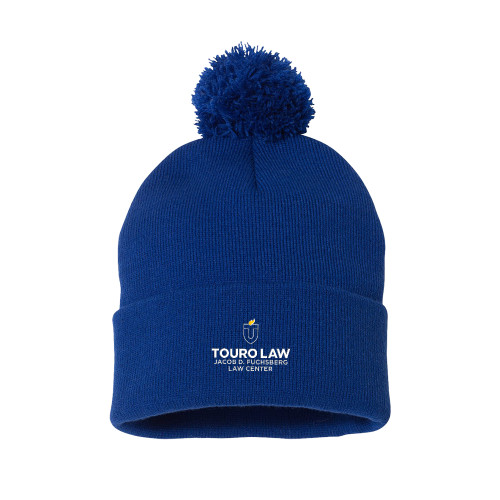  Sportsman Royal Pom Pom Cuffed Beanie - Touro University Touro Law Center