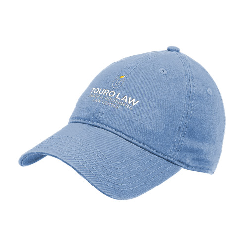  Light Blue Unstructured Adjustable Low Profile Hat - Touro University Touro Law Center