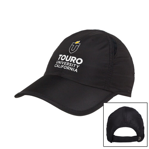  Black Performance Cap - Touro University CA Stacked