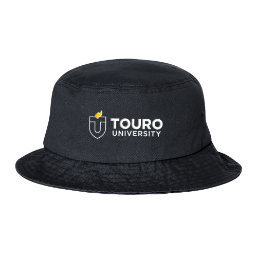  Sportsman Black Bucket Hat - Touro University Horizontal