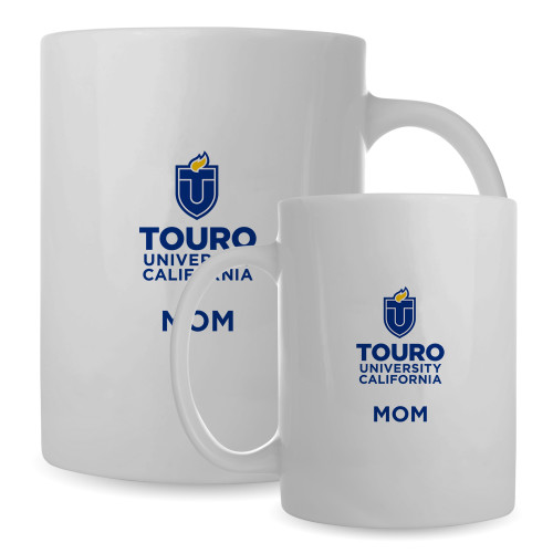  Full Color White Mug 15oz - Touro University CA Mom