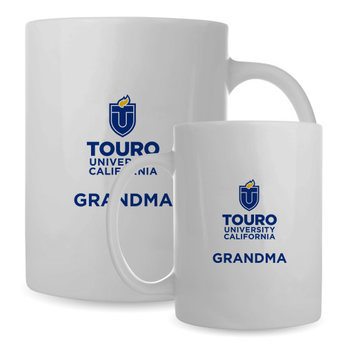  Full Color White Mug 15oz - Touro University CA Grandma