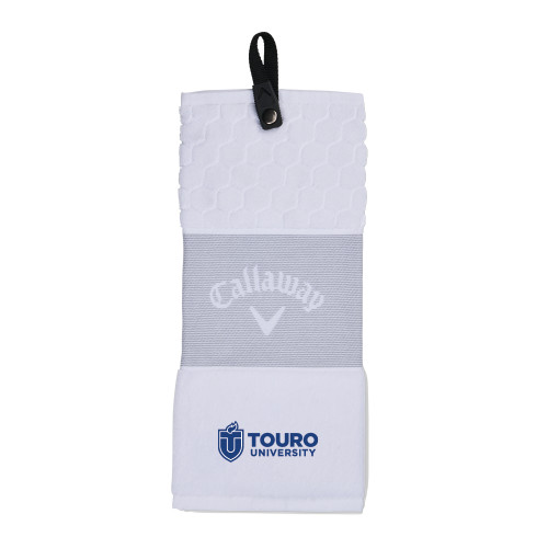  Callaway White Trifold Towel - Touro University Horizontal