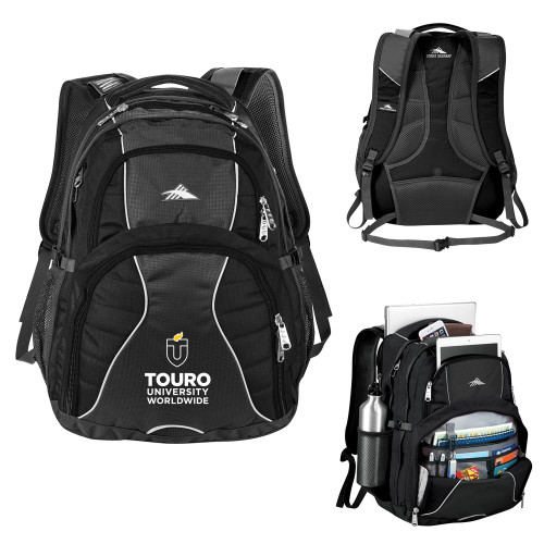  High Sierra Black Swerve Computer Backpack - Touro University Worldwide