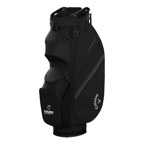  Callaway Chase 14 Black Cart Golf Bag - Touro University Stacked