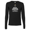 Thumbnail image for  Bella + Canvas Black Jersey Cotton Long Sleeve T Shirt