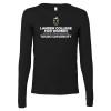 Thumbnail image for  Bella + Canvas Black Jersey Cotton Long Sleeve T Shirt