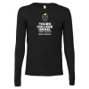 Thumbnail image for  Bella + Canvas Black Jersey Cotton Long Sleeve T Shirt