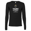 Thumbnail image for  Bella + Canvas Black Jersey Cotton Long Sleeve T Shirt