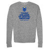 Thumbnail image for  Bella + Canvas Heather Grey Fleece Crew