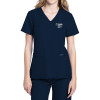 Thumbnail image for  Womens Navy Ultra V Neck Scrub Top