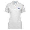 Thumbnail image for  Womens Silk Touch White Pique Polo