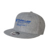 Thumbnail image for  Heather Grey Wool Blend Flat Bill Snapback Hat