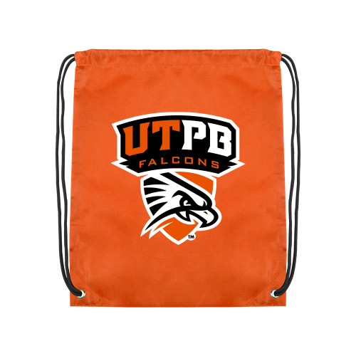  Orange Drawstring Backpack - Official Logo