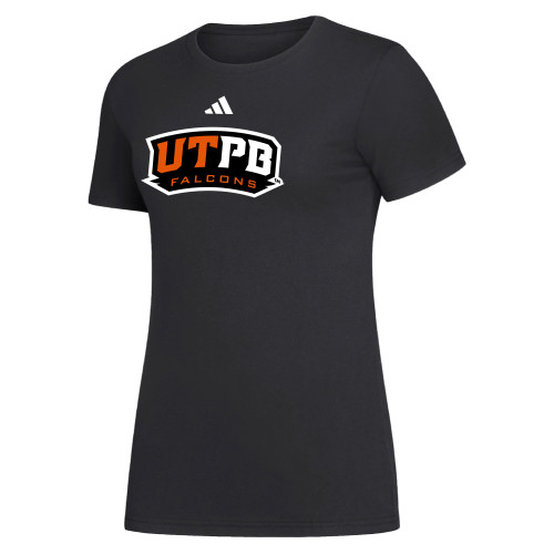  Adidas Womens Black Fresh Tee - UTPB Falcons Secondary Ath MK_Adidas