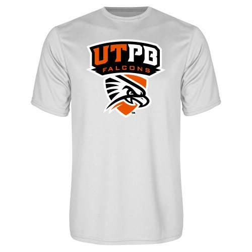  White Performance Tee - Official Logo