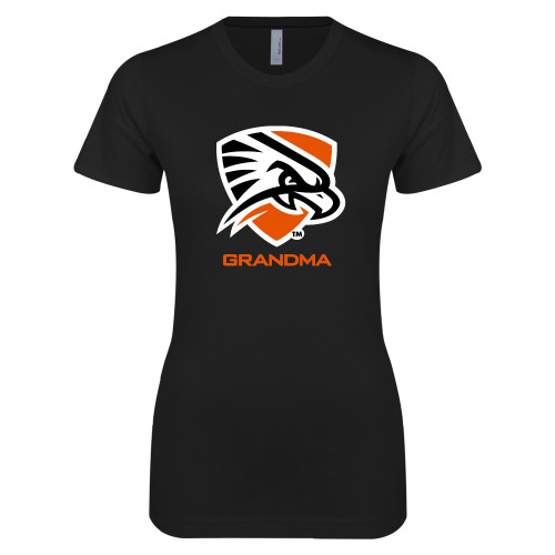  Next Level Womens Black Boyfriend Tee - Grandma