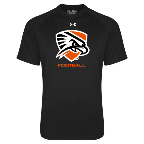  Under Armour Black Tech Tee - Football