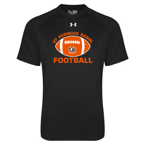  Under Armour Black Tech Tee - UT Permian Basin Arched w/ Full Ball