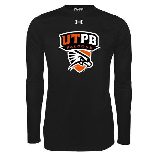  Under Armour Black Long Sleeve Tech Tee - Official Logo