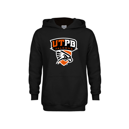  Youth Black Fleece Hoodie - Official Logo