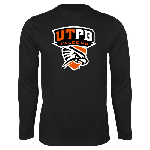  Black Performance Long Sleeve Shirt - Official Logo