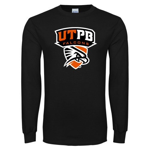  Black Long Sleeve T Shirt - Official Logo