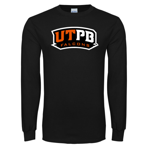  Black Long Sleeve T Shirt - UTPB Falcons