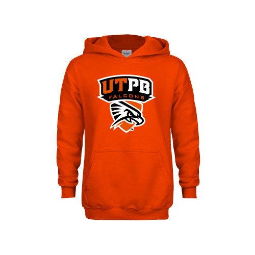  Youth Orange Fleece Hoodie - Official Logo