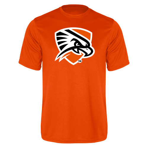  Orange Performance Tee - Falcon Shield