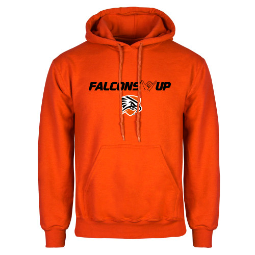  Orange Fleece Hoodie - Falcons Up