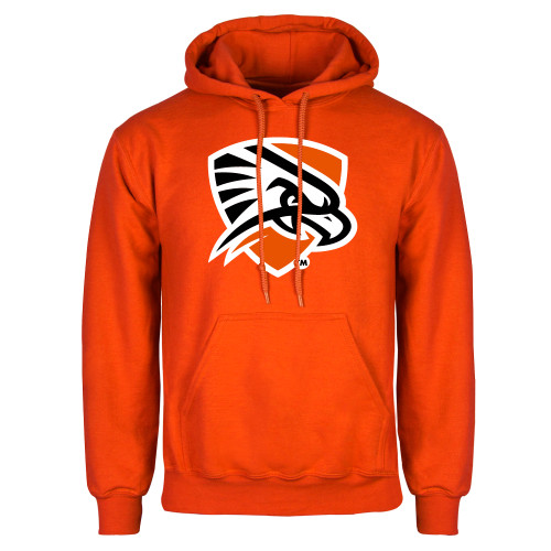  Orange Fleece Hoodie - Falcon Shield