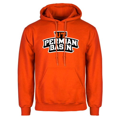  Orange Fleece Hoodie - UT Permian Basin Arched