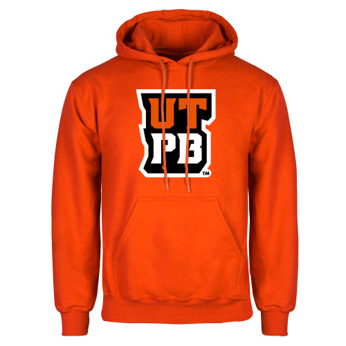  Orange Fleece Hoodie - UTPB Stacked