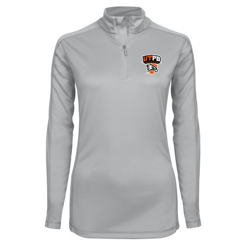  Syntrel Womens Platinum Interlock 1/4 Zip - Official Logo