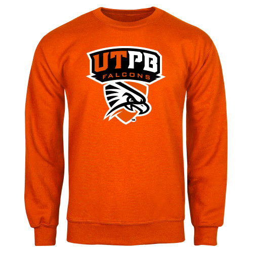 Orange Fleece Crew - Official Logo