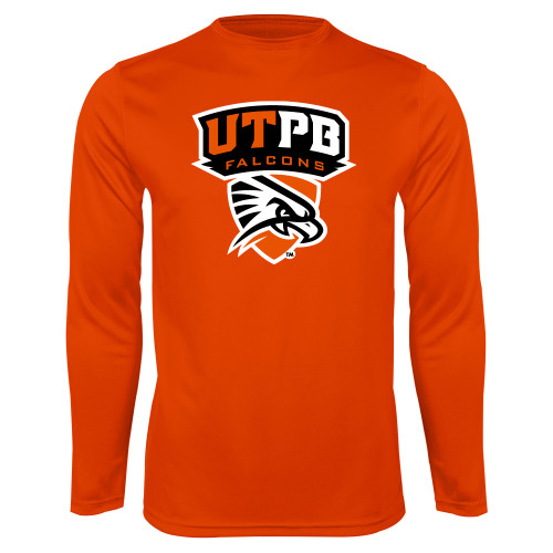  Orange Performance Long Sleeve Shirt - Official Logo