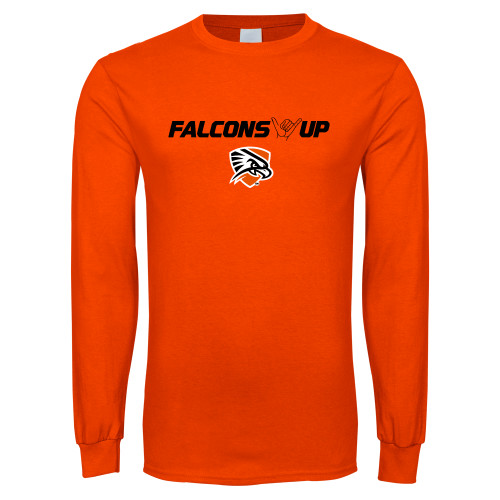  Orange Long Sleeve T-Shirt - Falcons Up
