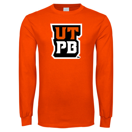  Orange Long Sleeve T-Shirt - UTPB Stacked